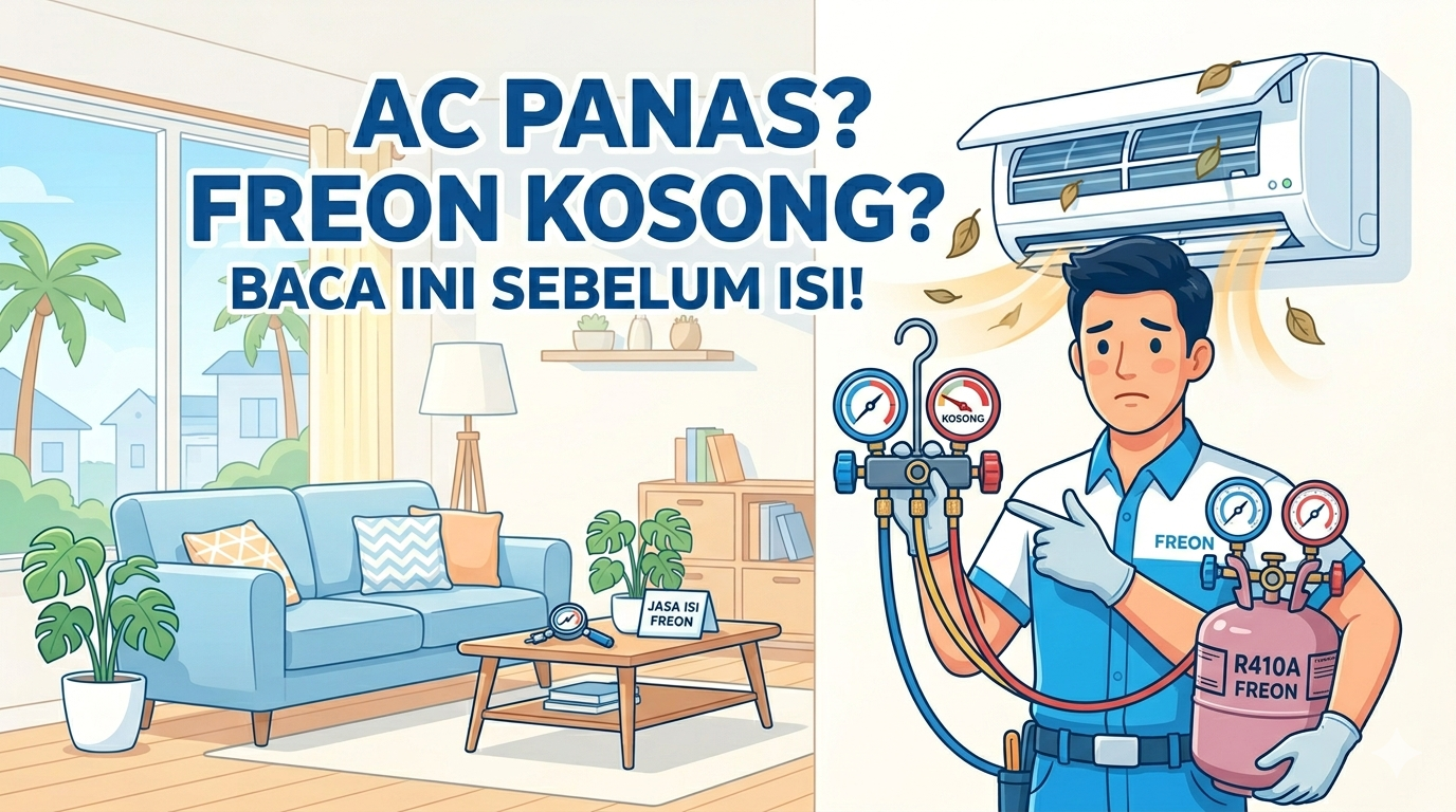 Freon AC Habis? Ini yang Perlu Kamu Tahu Sebelum Panggil Jasa Isi Freon AC